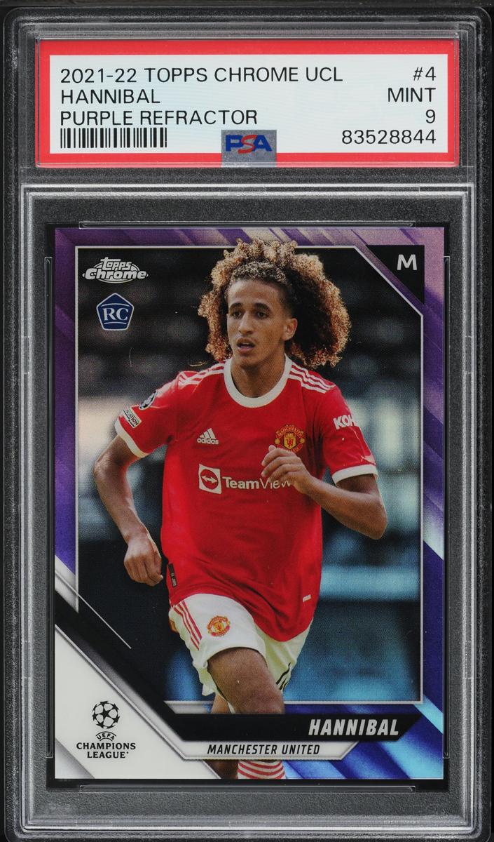 2021 Topps Chrome UEFA Champions League Soccer Purple Hannibal #4