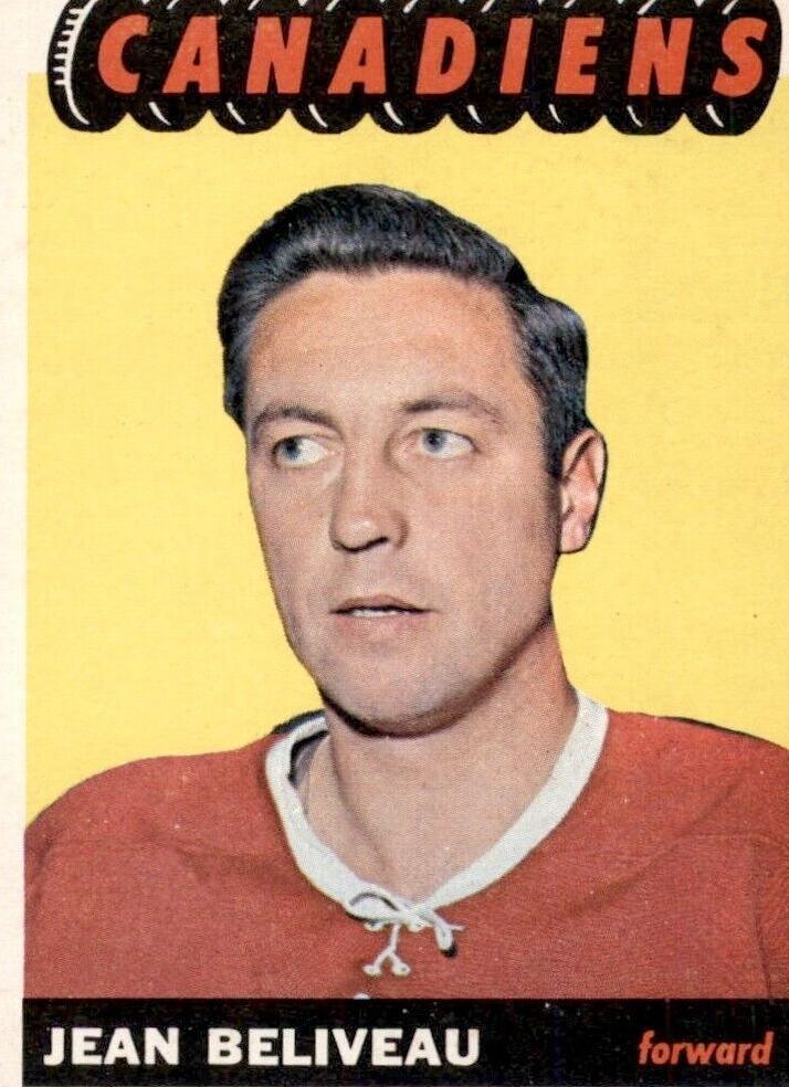 1965 Topps Hockey Jean Beliveau #6 SGC 7