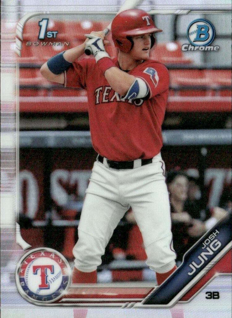 2019 Bowman Draft Baseball Refractor Josh Jung #BDC-7 PSA 10