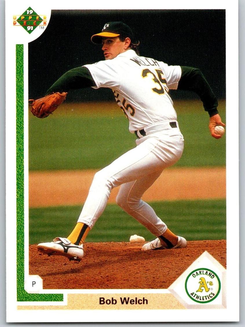 1991 Upper Deck Baseball Bob Welch #425