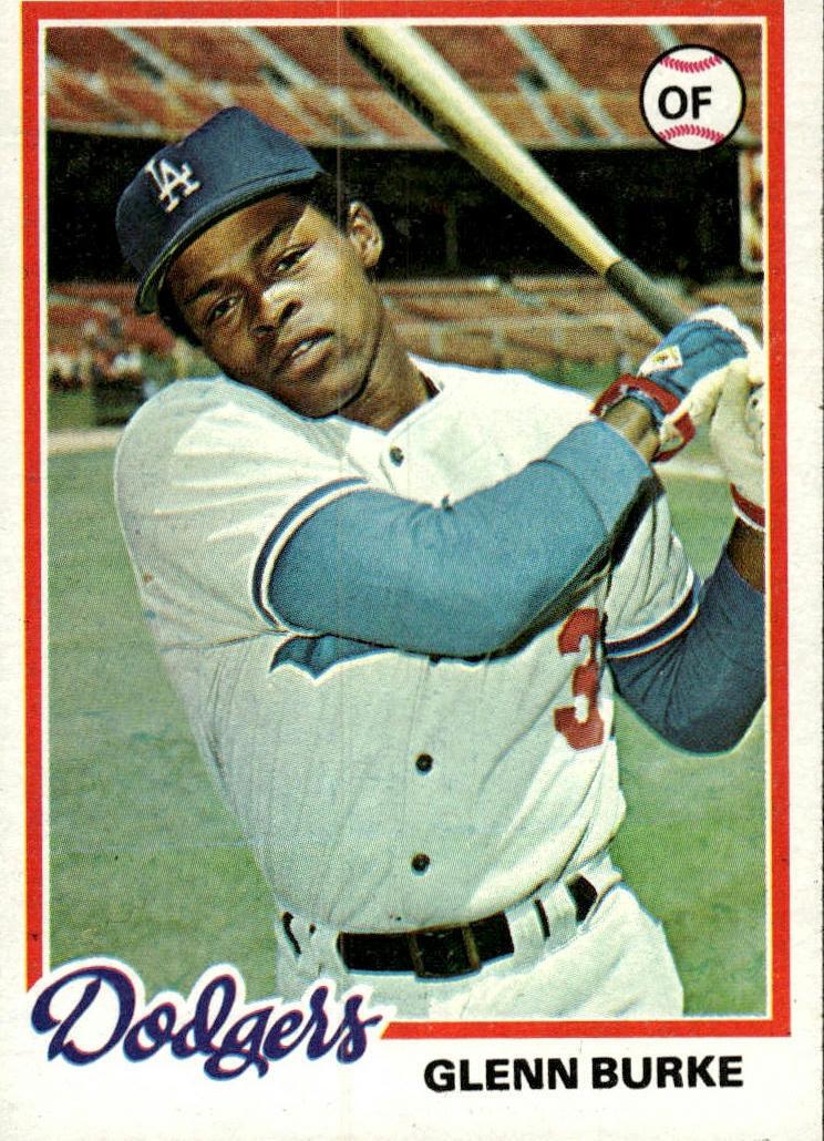 1978 Topps Baseball Glenn Burke #562