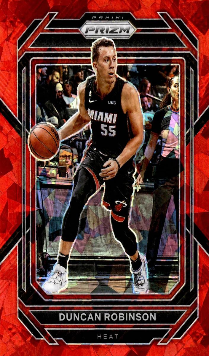 2022 Panini Prizm Basketball Red Ice Duncan Robinson #168