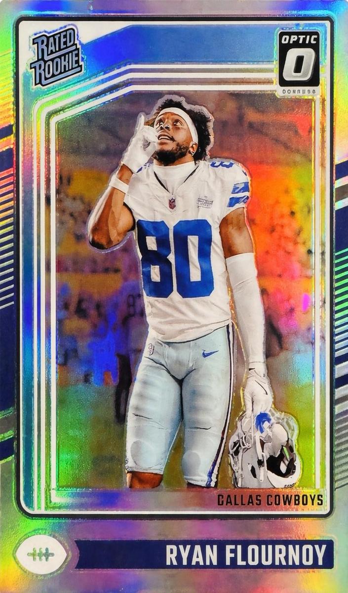 2024 Donruss Optic Football Holo Ryan Flournoy #288 PSA 8