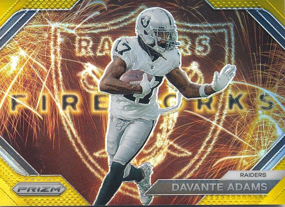 2023 Panini Prizm Football Gold Davante Adams #F-21