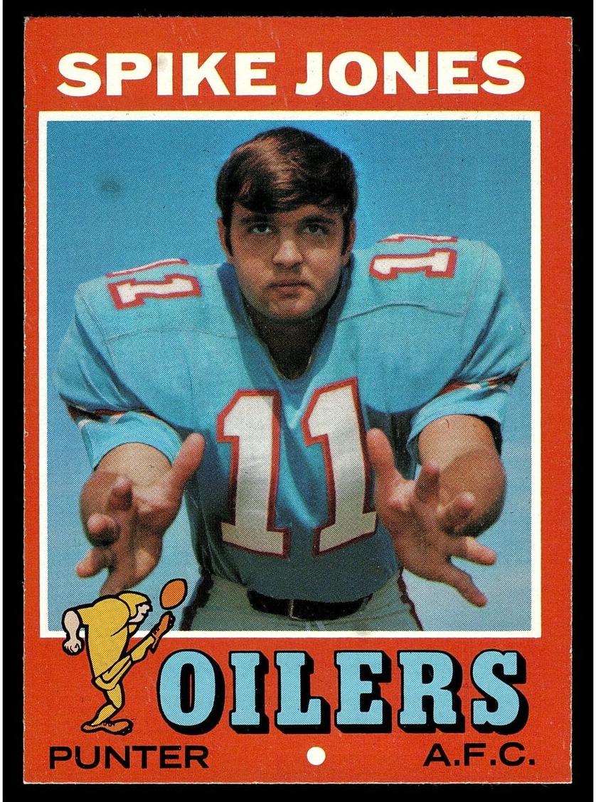 1971 Topps Football Spike Jones #64