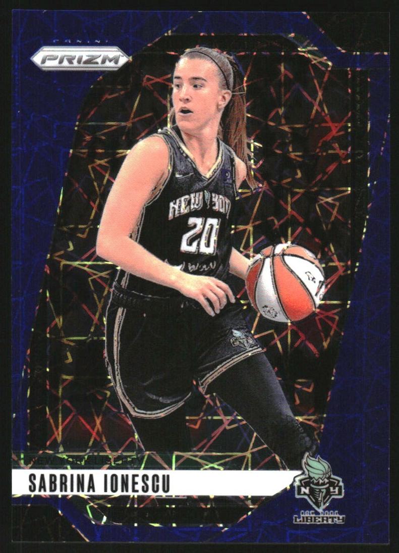 2024 Panini Prizm WNBA Basketball Blue Velocity Sabrina Ionescu #17
