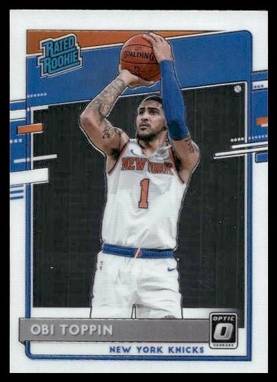 2020 Donruss Optic Basketball Obi Toppin #158 PSA 9