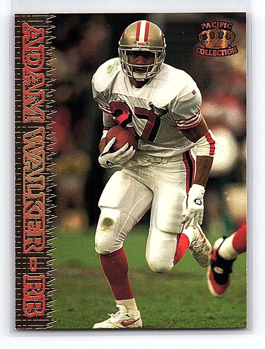 1995 Pacific Football Adam Walker #30