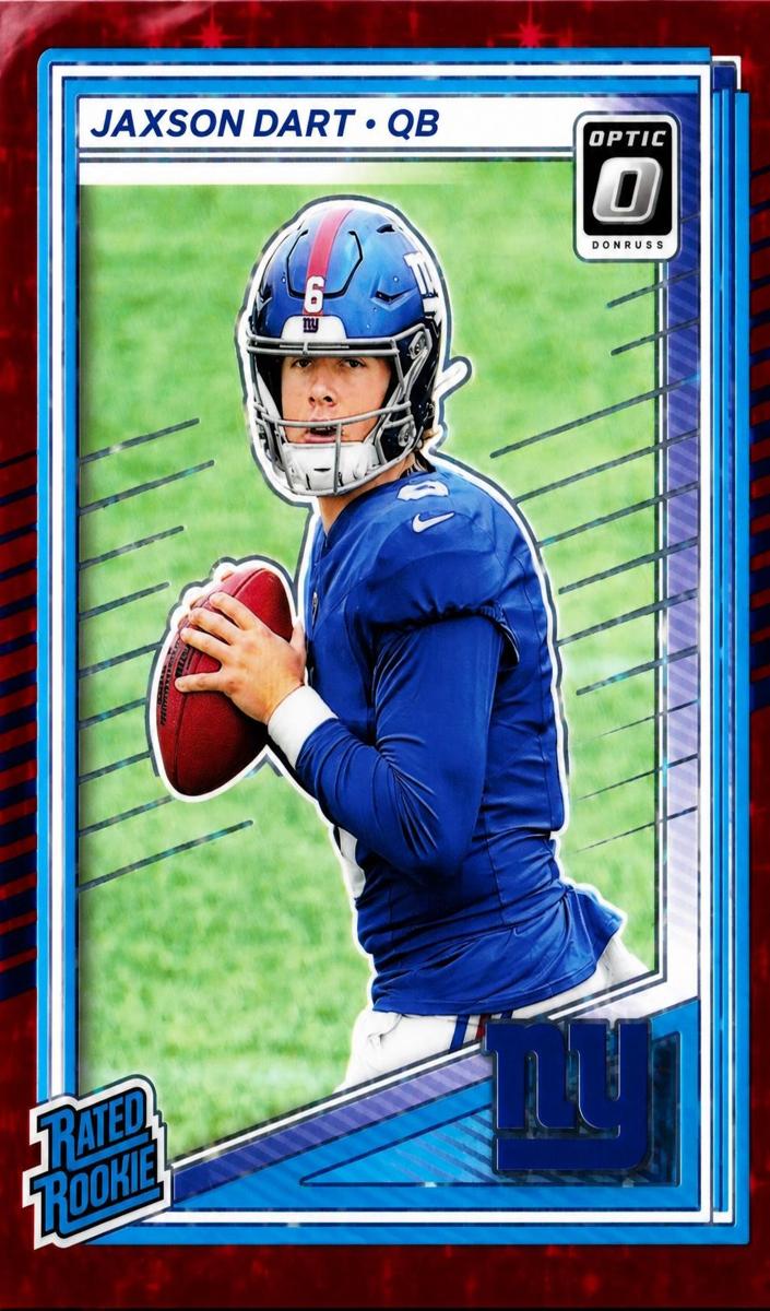2025 Donruss Optic Football Red Stars Jaxson Dart #273