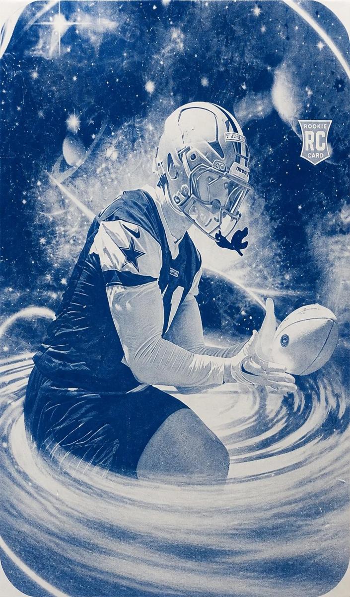 2025 Panini Origins Football Printing Plate Cyan Donovan Ezeiruaku #150