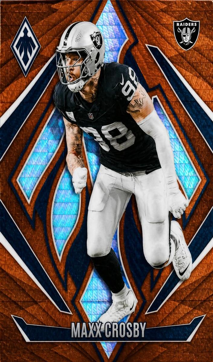 2024 Panini Phoenix Football Orange Hyper Maxx Crosby #107