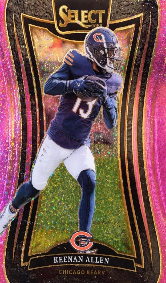 2024 Panini Select Football Pink Glitter Keenan Allen #357