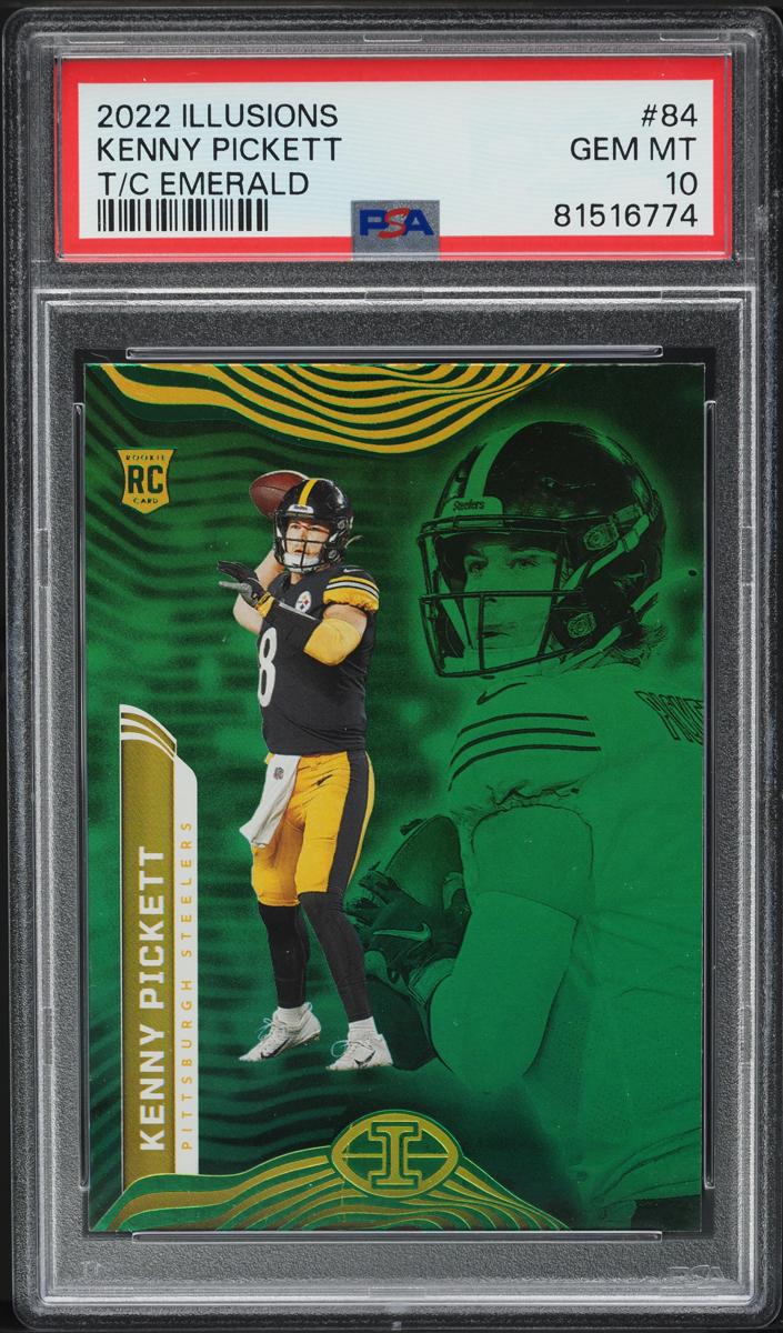 2022 Panini Illusions Football Emerald Kenny Pickett #84