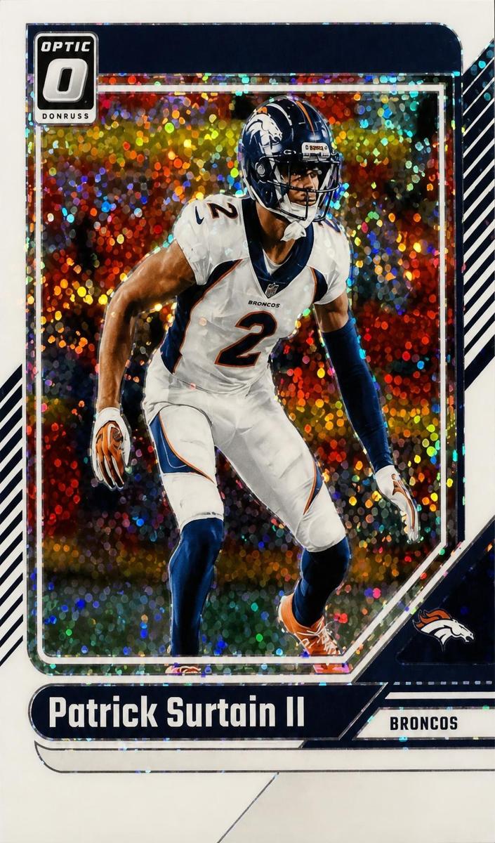 2024 Donruss Optic Football White Sparkle Patrick Surtain II #62 PSA 10