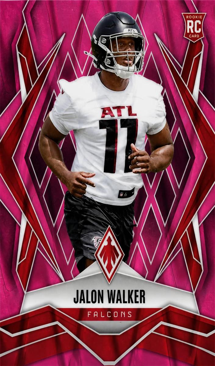 2025 Panini Phoenix Football Pink Seismic Jalon Walker #193