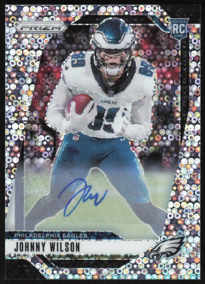 2024 Panini Prizm Football No Huddle Johnny Wilson #355 PSA 9