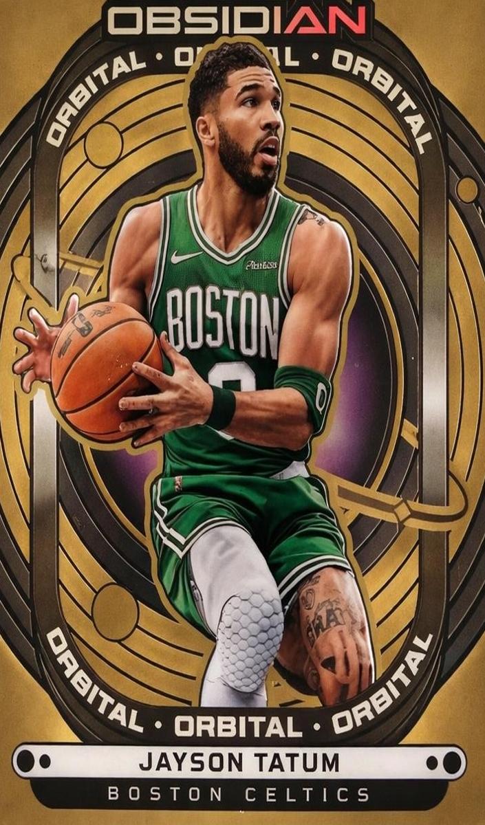2024 Panini Obsidian Basketball Electric Etch Bronze Flood Jayson Tatum #12 PSA 10