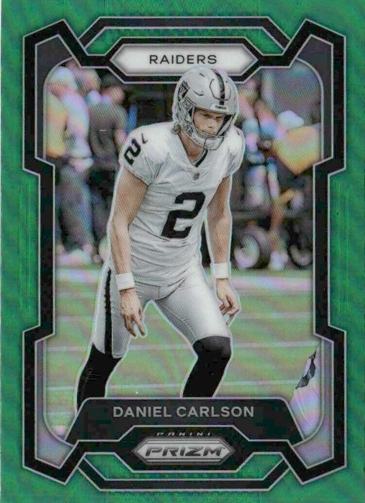 2023 Panini Prizm Football Green Daniel Carlson #173