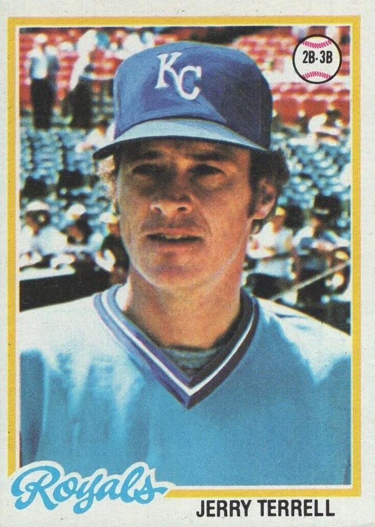 1978 Topps Baseball Jerry Terrell #525 PSA 9
