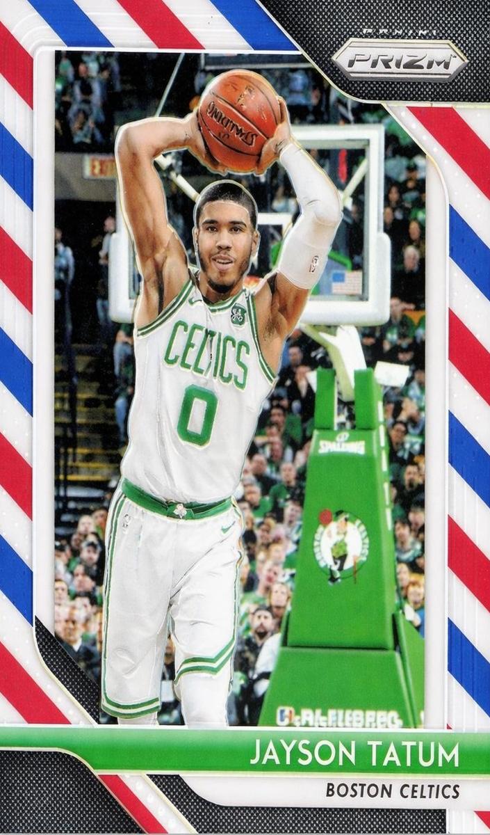 2018 Panini Prizm Basketball Red White Blue Jayson Tatum #118
