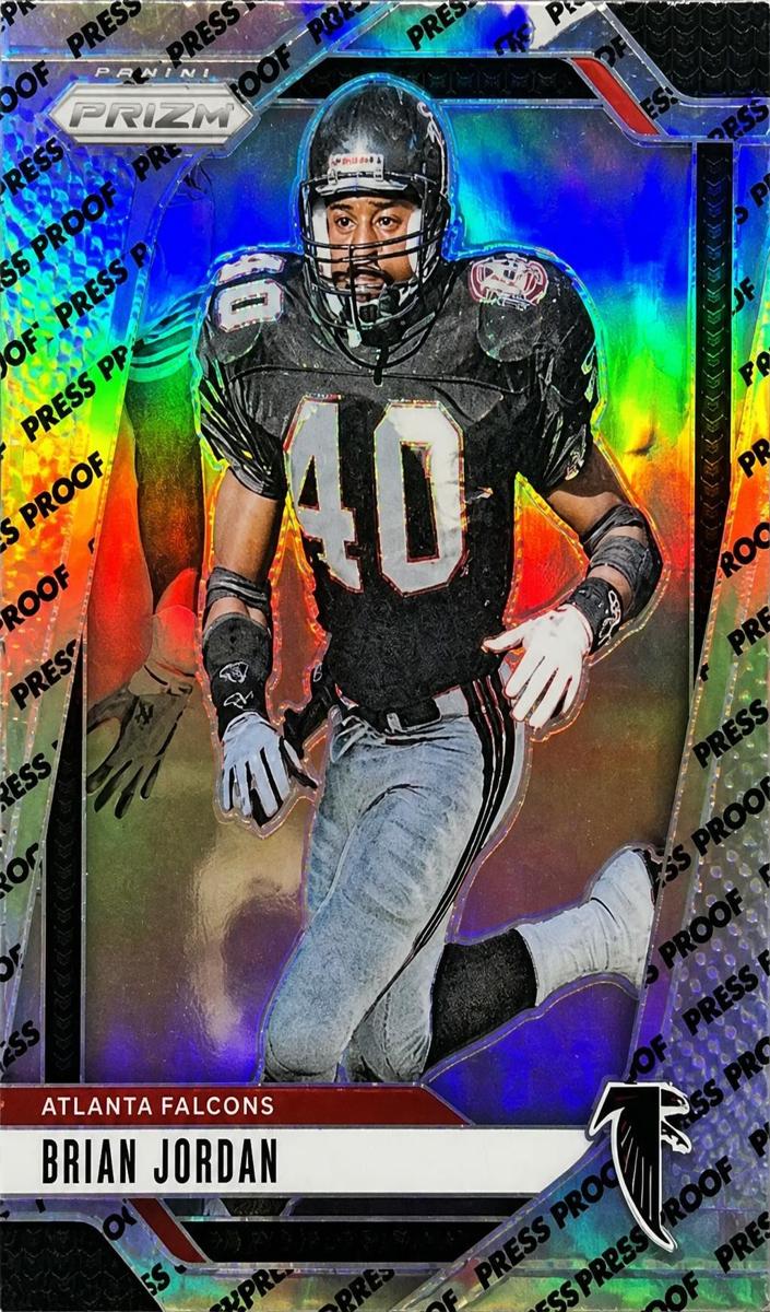 2024 Panini Prizm Football Press Proof Brian Jordan #17