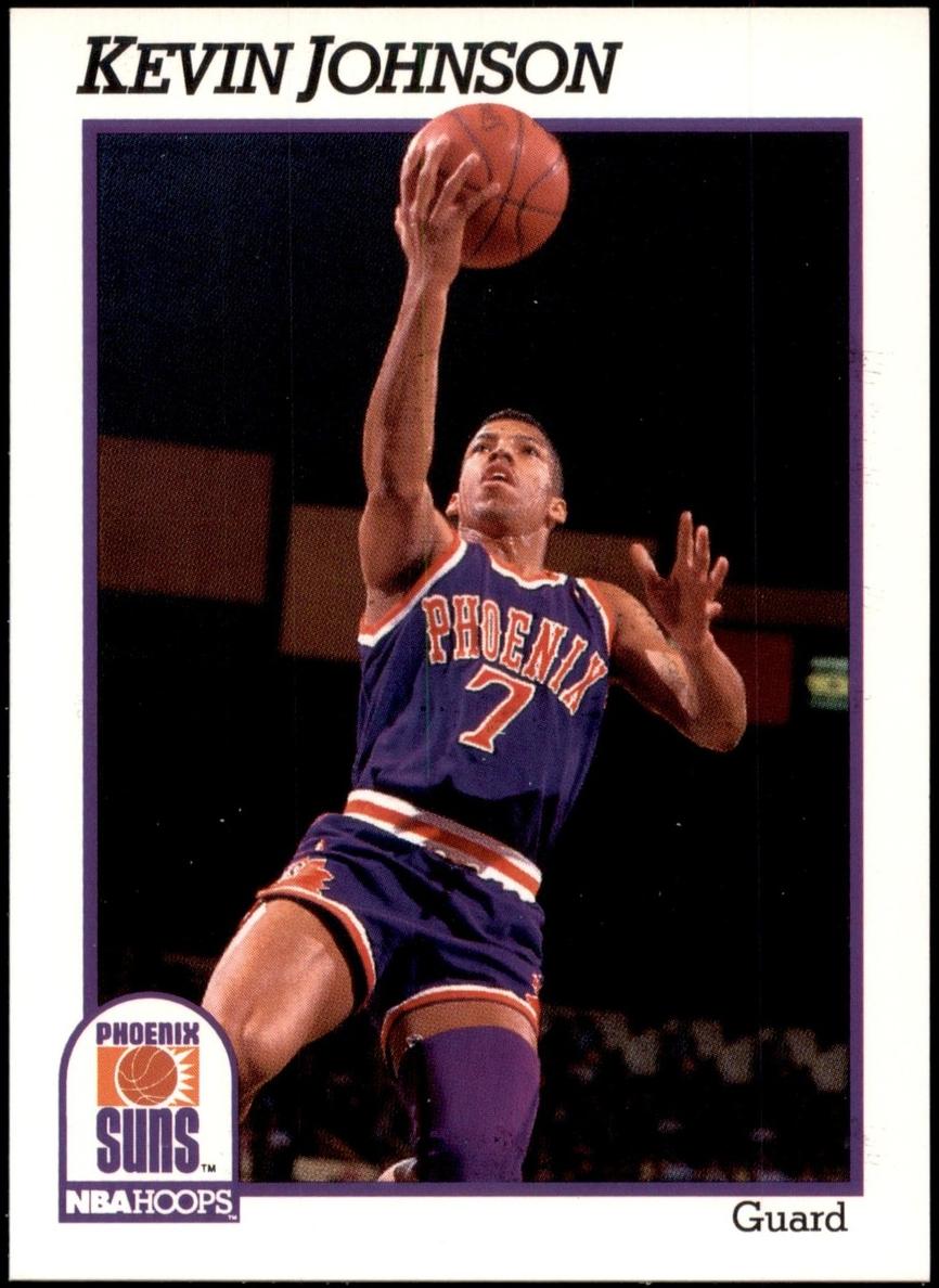 1991 Hoops Basketball Kevin Johnson #165