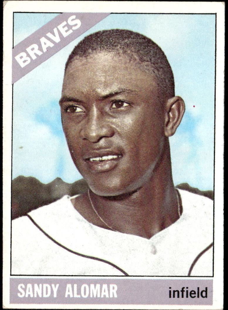 1966 Topps Baseball Sandy Alomar #428 PSA 8