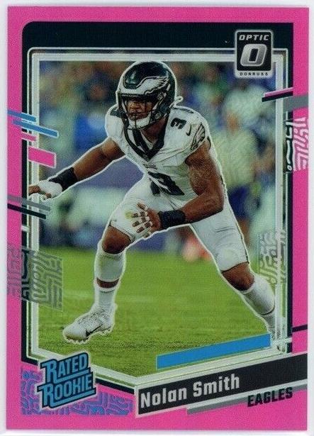 2023 Donruss Optic Football Pink Nolan Smith #283
