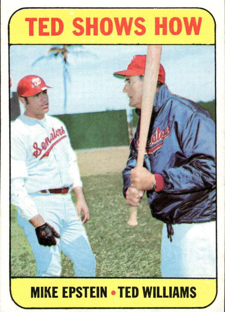 1969 Topps Baseball Ted Shows How #539