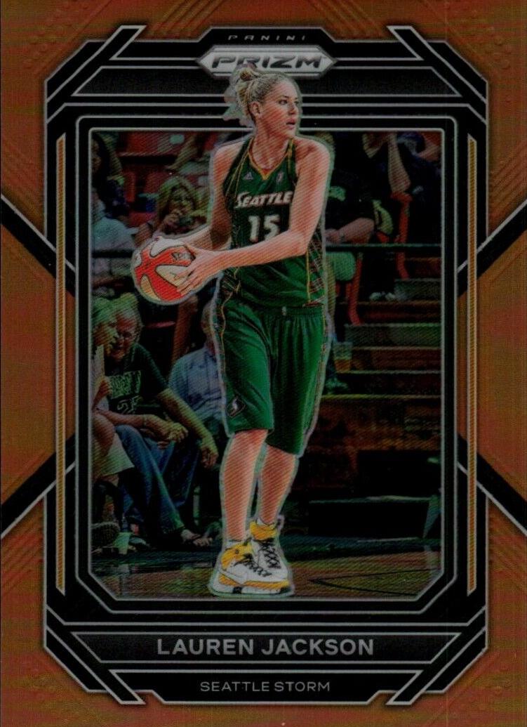 2023 Panini Prizm WNBA Basketball Orange Lauren Jackson #64