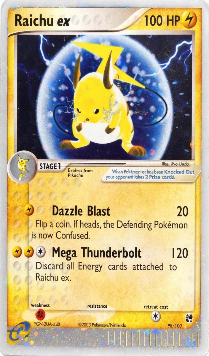 2003 Pokemon EX Sandstorm Raichu #98 CGC 6.5