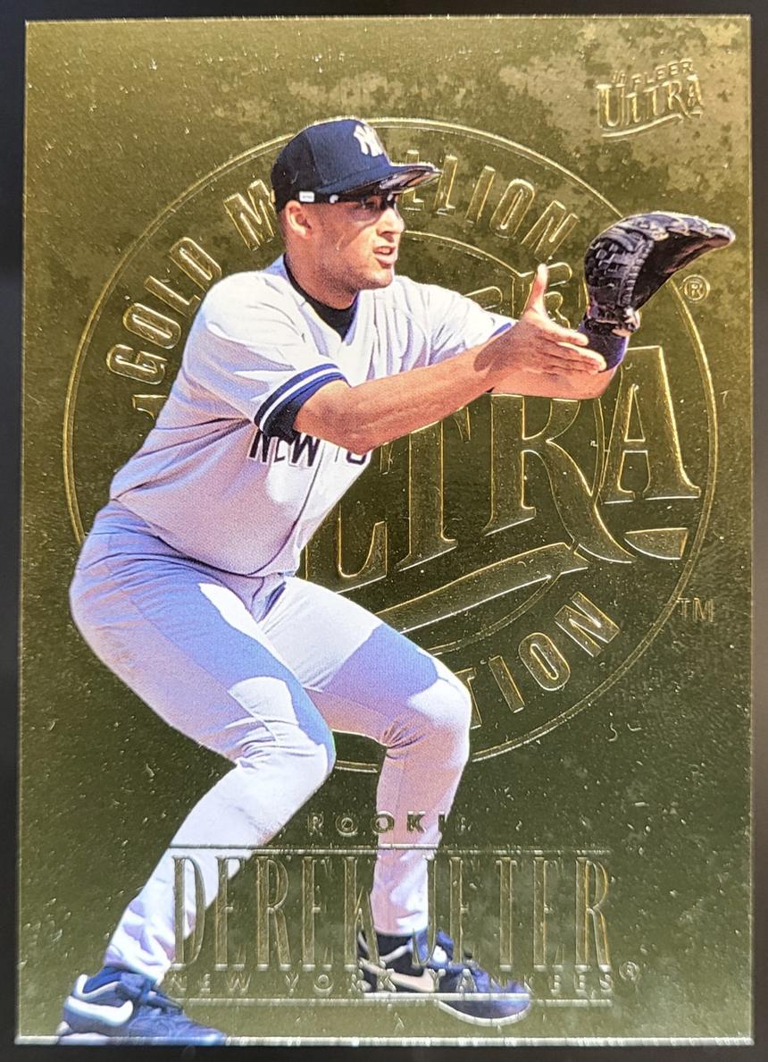 1996 Fleer Ultra Baseball Gold Medallion Derek Jeter #386