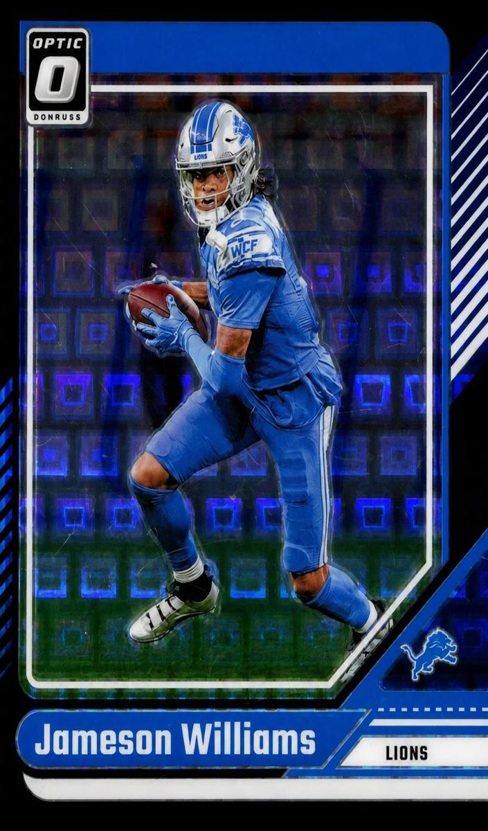 2024 Donruss Optic Football Black Pandora Jameson Williams #67