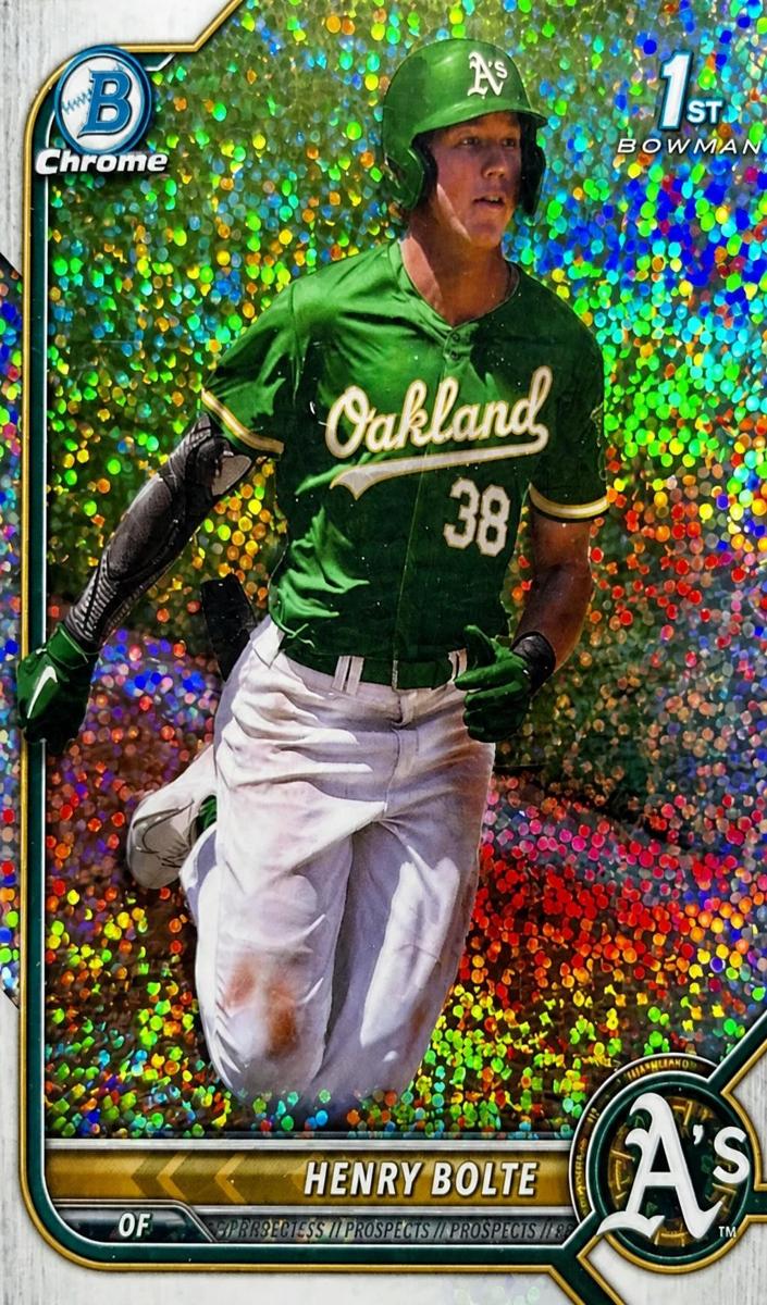 2022 Bowman Draft Baseball Sparkle Henry Bolte #BDC-121 PSA 10