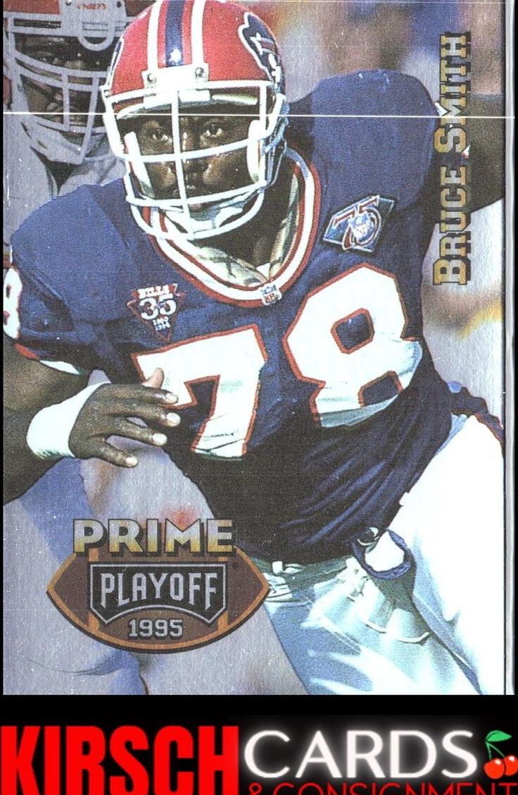 1995 Playoff Prime Football Bruce Smith #16 PSA 10