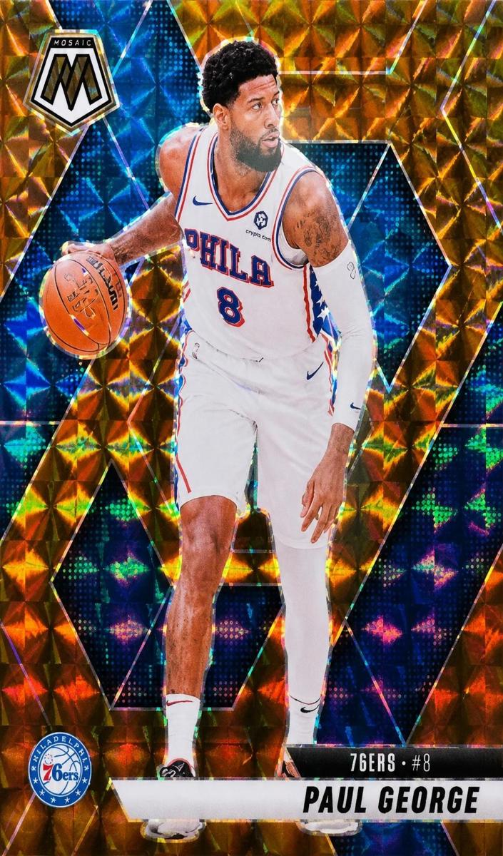 2024 Panini Mosaic Basketball Bronze Paul George #14