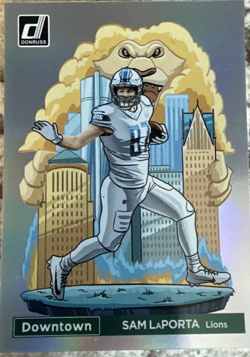 2024 Donruss Optic Football Sam LaPorta #6