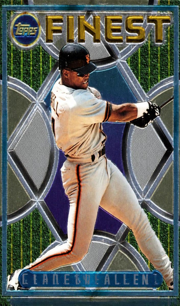 1995 Topps Finest Baseball Glenallen Hill #282