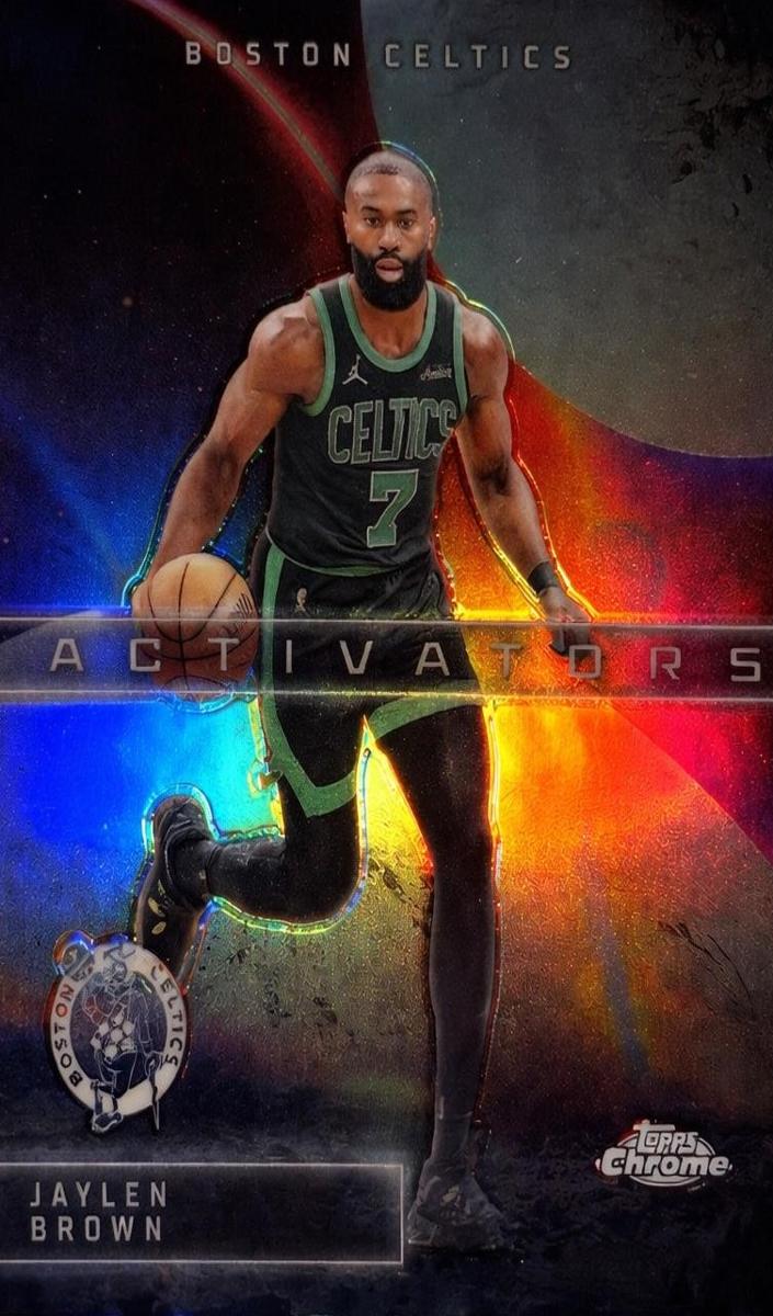 2025 Topps Chrome Basketball Refractor Jaylen Brown #AC-3