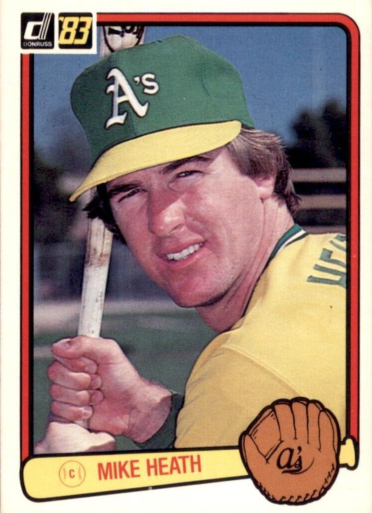 1983 Donruss Baseball Mike Heath #517 PSA 9