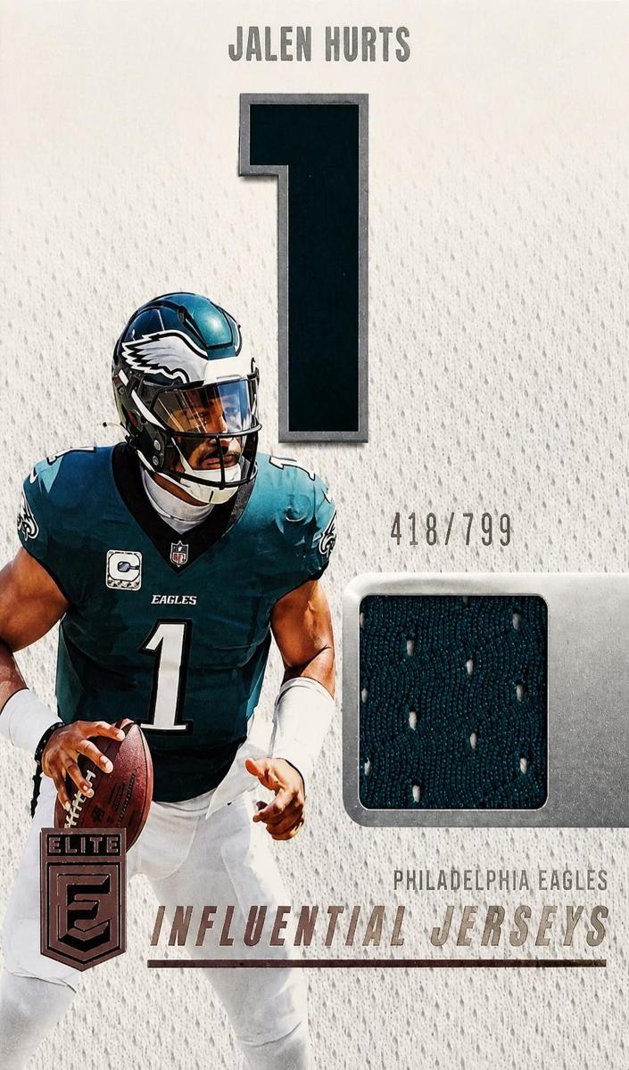 2025 Donruss Elite Football Jalen Hurts #IJ-JHS PSA 7