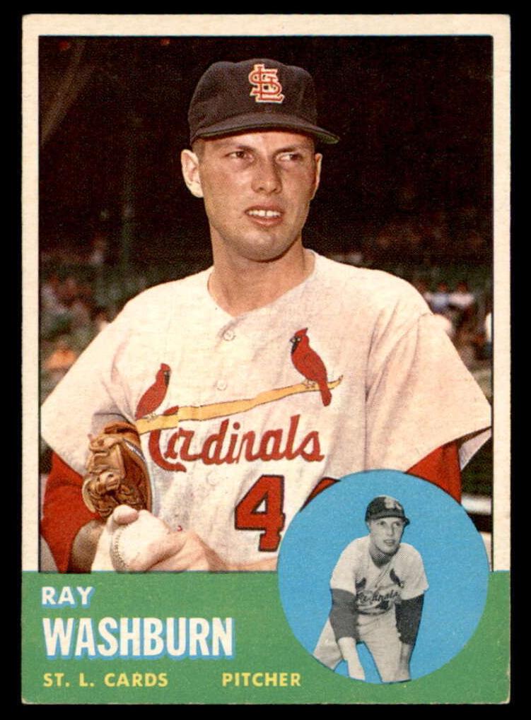 1963 Topps Baseball Ray Washburn #206 PSA 7