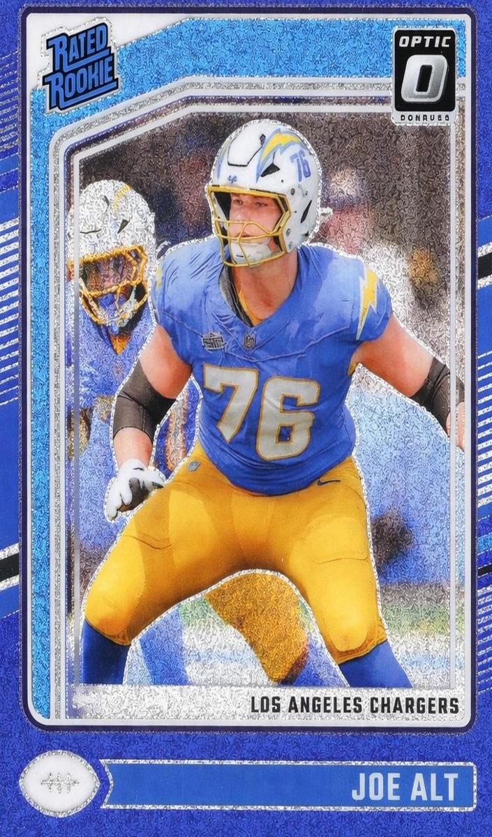 2024 Donruss Optic Football Blue Glitter Joe Alt #254