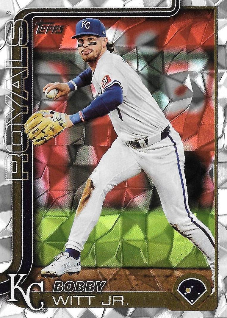 2025 Topps Baseball Diamante Foil Bobby Witt Jr. #100 PSA 9