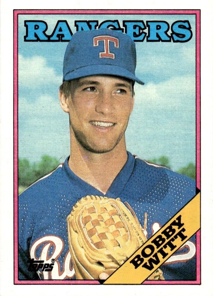 1988 Topps Baseball Bobby Witt #747