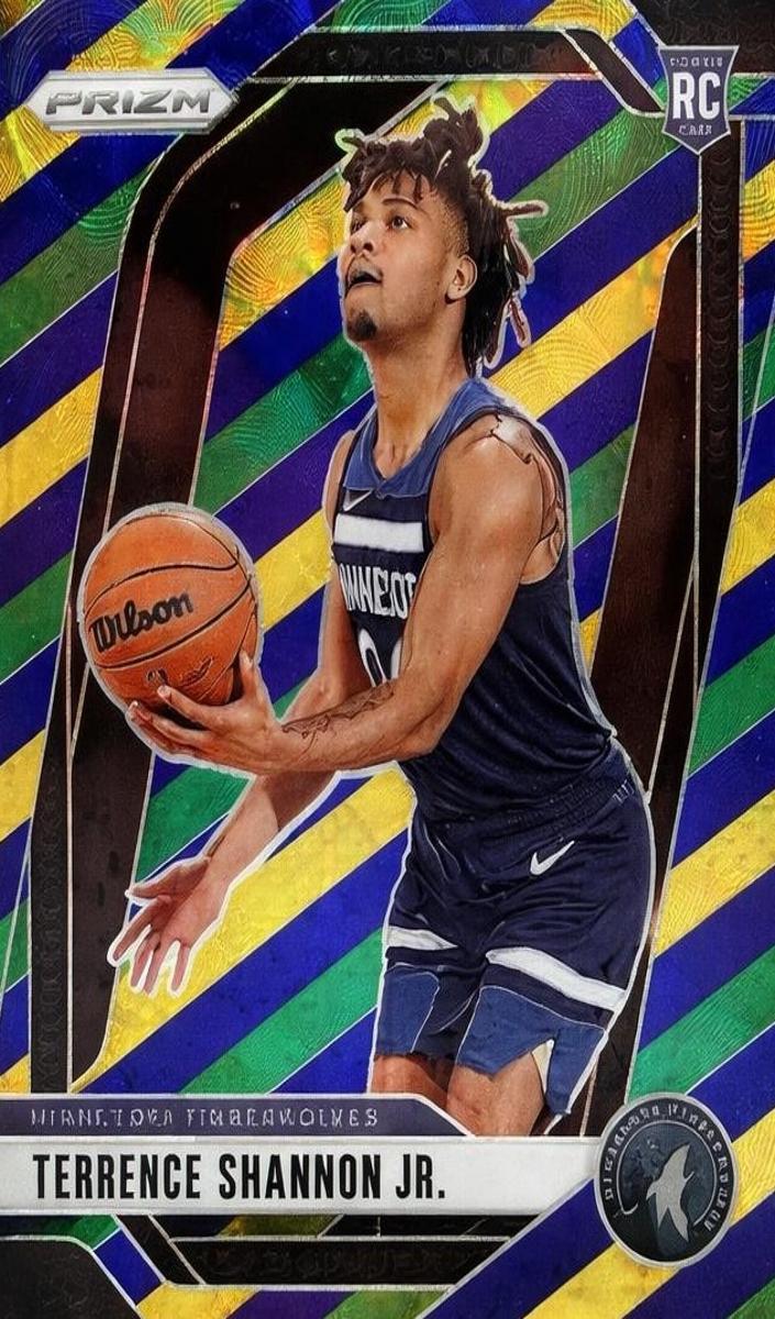 2024 Panini Prizm Basketball Choice Blue Yellow and Green Terrence Shannon Jr. #224