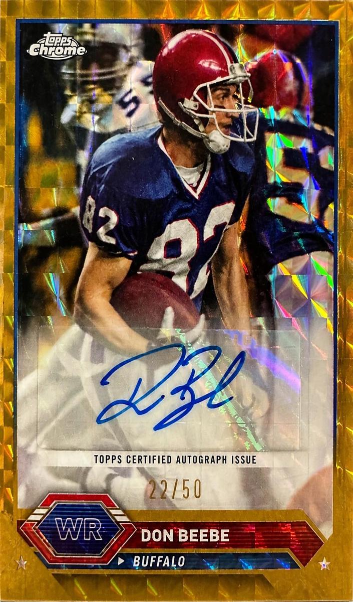 2023 Topps Composite Football Gold Refractor Don Beebe #TCA-DBE