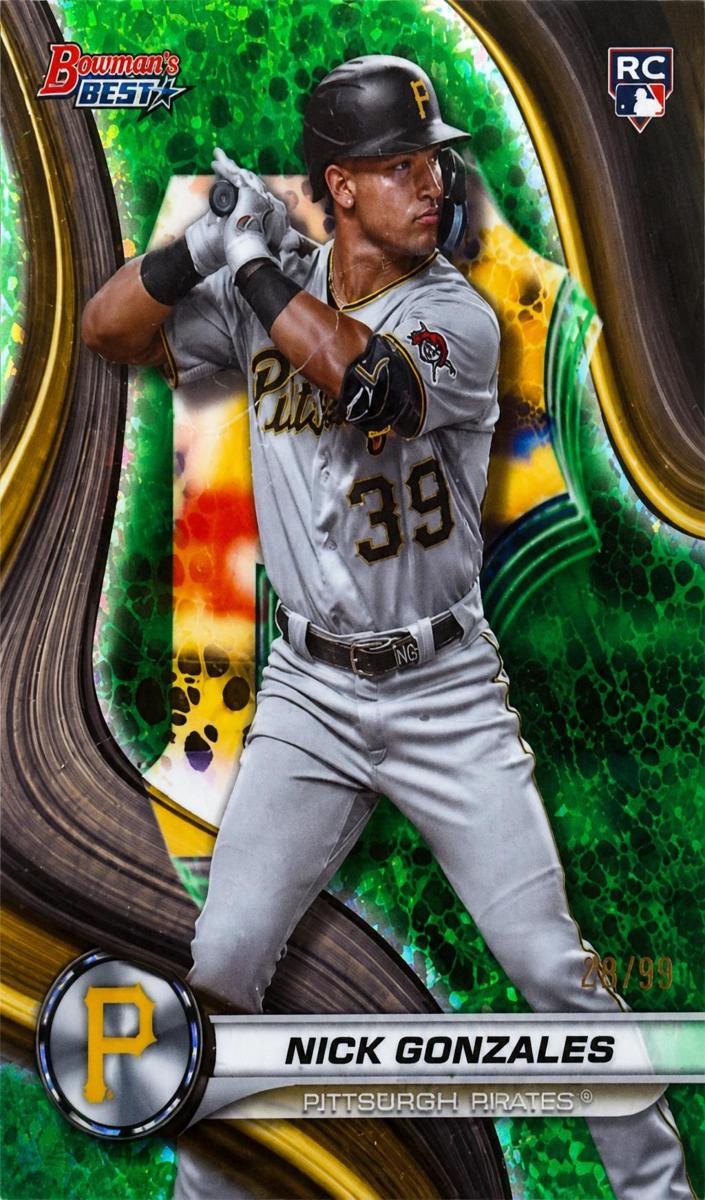 2024 Bowman's Best Baseball Green Nick Gonzales #52