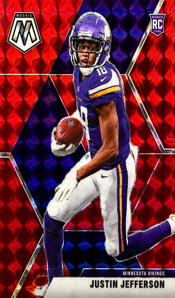 2020 Panini Mosaic Football Red Justin Jefferson #209