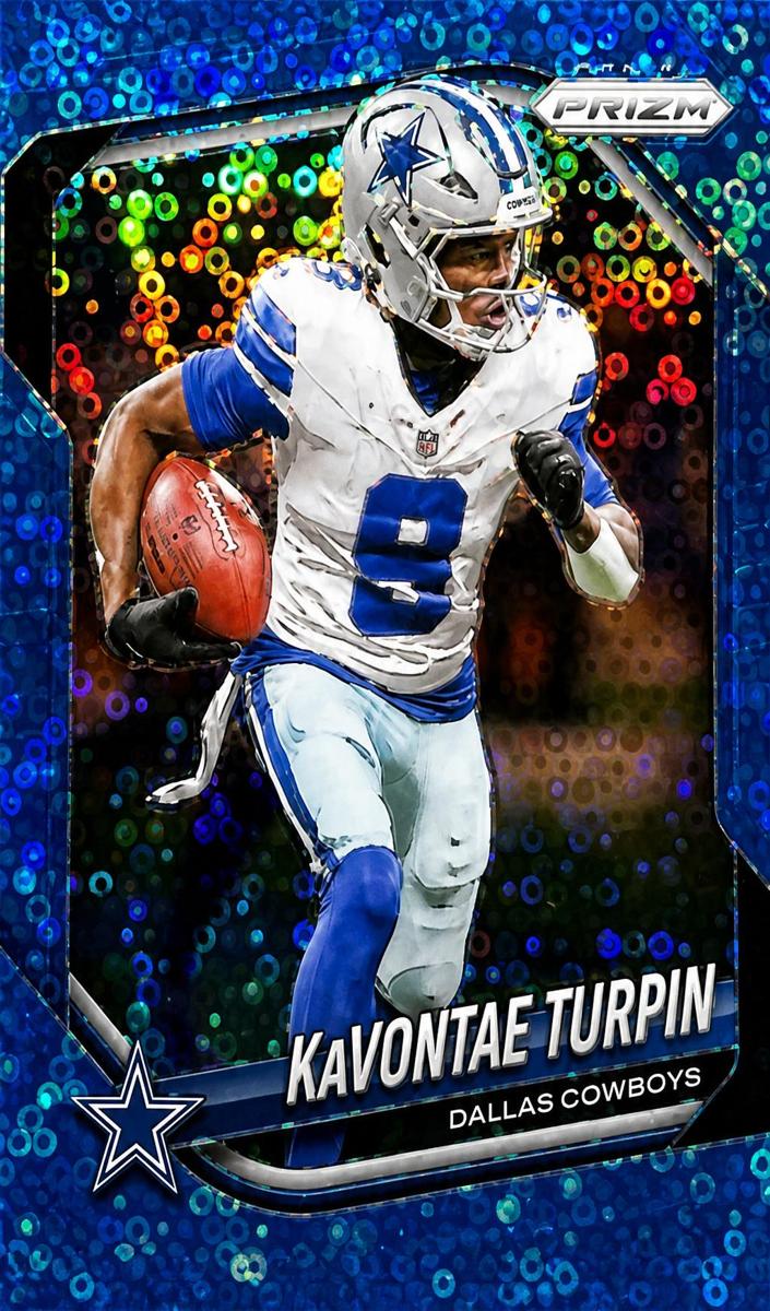 2025 Panini Prizm Football No Huddle Blue KaVontae Turpin #137